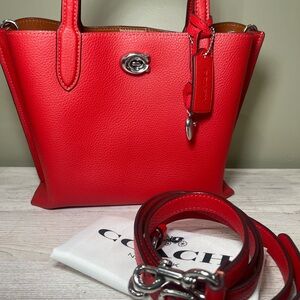 Coach Willow tote Red